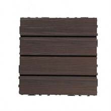 户外共挤地板，露台、花园、浴室用防腐复合木甲板砖，防滑浴垫，户外阳台、露台、屋顶、后院用防水甲板砖，塑料甲板砖