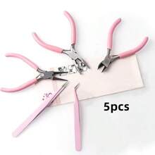 8 Stücke/5 Stücke/3 Stücke/2 Stücke ist ein fortschrittliches Werkzeug-Set für DIY-Projekte, das drei verschiedene Arten von Zangen, zwei Pulverpinzetten, einen zufällig farbigen Kegel, einen offenen Ring und ein Maßband umfasst. Es ist für Anfänger und Experten geeignet und Must-Have für jede Familie.