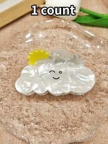 有趣的树脂云发夹，适合优雅的头发，非常适合女性的发夹，适合日常生活的所有装饰 - 彩色 - 查看 15