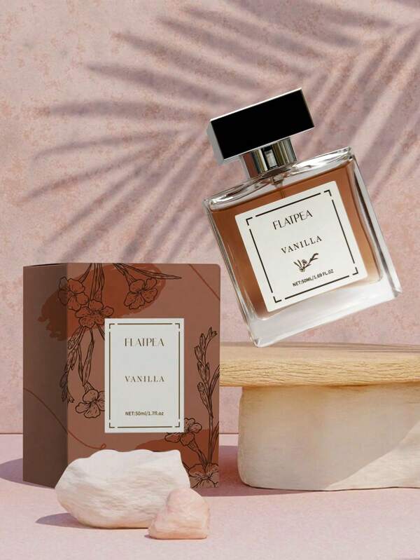 1 pièce Vaporisateur de parfum à la vanille de 50 ml, parfum de longue durée, adapté à une utilisation quotidienne, diffuseur d'aromathérapie, humidificateur, bougie d'aromathérapie, cadeau de la Saint-Valentin pour le salon, le bureau, la salle de bain, l'hôtel. Deux emballages expédiés au hasard.