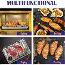 1/3 Tier Stainless Steel Stackable Cooling Rack, Suitable For Baking, Cooking, Roasting, Oven And Dishwasher, For Cookies, Pizza, Cakes And More