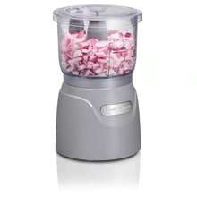 Beach 3-Cup Stack & Press Food Chopper - Gray - 72740: Compact Vegetable Processor, Dishwasher-Safe Parts - 1 - View 7