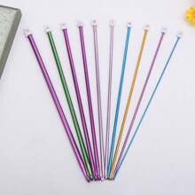 27 厘米彩色铝制钩针 11 件/套，手工编织工具，多种颜色 - 彩色 - 查看 6