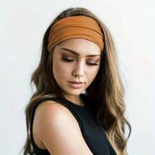 6pcs/Pack Bohemian Style Headbands For Women: Extremely Comfortable, Sweat-Absorbent, Fashionable For Yoga, Fitness, Running And Daily Wear - Ideal For Thick, Curly Or Long Hair - Multicolor - View 3