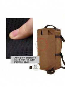 Large Capacity Backpack, Suitable For Business, Travel, Sports, Commute, College, Minimalist, Vintage, Casual, Streetwear, Fashion, 2 Colors, Suitable For Male Students, University, Men Gift Big Bag Camping