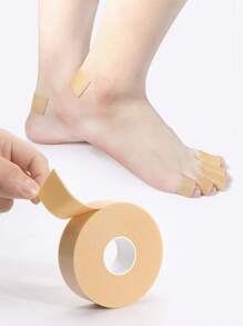 1 Roll Air Cotton Anti-Friction Heel Protector, Finger Pads, High Heel Cushion, Invisible Shoe Tape For Shoes, Ankles, Toes