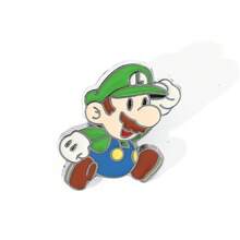 SuperMario 1/3 Pcs Creative Cartoon Mario Metal Badge Luigi Zinc Alloy Brooch Gold Coin Shape Enamel Badge Accessories A Gift For Friends - One Size - View 15