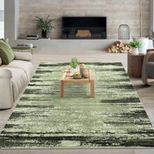 Modern Abstract Printed Carpet Washable Living Room Carpet With Non-Slip Backing Soft Foldable Carpet Home Decorative Carpet For Bedroom Hallway Laundry Room Playroom Office - Green - View 1