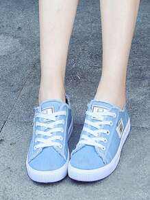 Women's Flat Breathable Casual Shoes, Fashion Platform Sneakers, All Seasons