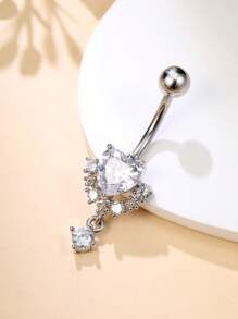 Leocuci 可爱肚脐环蝴蝶结 14G 不锈钢肚脐环 女士身体穿孔首饰肚脐环 - 2個一套裝 - 查看 7