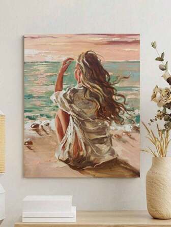 40*50cm Unframed DIY Acrylic Painting Kit: Beach Scene - Ignite Creative Life, Depict The Colorful World. DIY Acrylic Painting Kit To Start Your Artistic Journey. A Perfect Blend Of Creativity And Fun, It's An Excellent Choice For Interactive, Couple-Sharing, And Personal Relaxation. High-Quality Canvas With Fine Texture To Hold Your Artistic Dreams. Vibrant, Long-Lasting, And Odorless Paints. Clear Numbered Labels Make It Easy For Beginners To Get Started - Everyone Can Be An Artist!