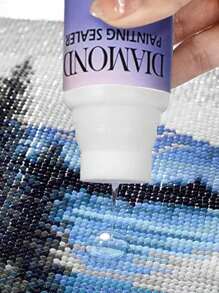 1Set 5D Diamond Painting Glue Sealant Set Kit, Suitable For Various DIY Handicrafts Such As Mosaic Embroidery Puzzles, Brightening Agent To Prevent Diamond Falling And Anti-Falling Diamond Art Glue Sealant