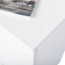 Modern Simple 3-Drawer Dresser Chest Of Drawers For Family Room Bedroom Living Room White - trắng - Xem 10