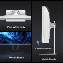 AOC 一体式台式电脑 E66，23.8 英寸，商务和家庭使用，I5-13450HX (4.60 GHz)，16GB DDR4，512GB SSD，Wi-Fi 5，高度可调支架，有线键盘组合，Windows 11 Pro