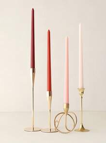 2025新款渐变色蜡烛套装，4支/盒，欧美风格长蜡烛，适合家居装饰、浪漫约会、婚礼派对、慵懒下午茶，无香蜡烛，设计师特别配色方案，礼盒包装，是馈赠亲朋好友的理想礼物，适合任何节日和季节，是生日、毕业等场合的完美礼物。 - 彩色 - 查看 7