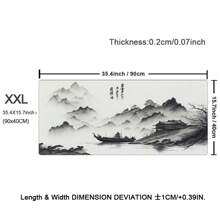 Big Art Mousepad White Black Landscape Desk Protector Pad On The Table Pads Computer Mat Xxl Mouse Pad Extended Pad Deskmat Office Carpet