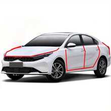 1 件汽车橡胶门密封条，5 孔橡胶边缘保护条，用于隔音、减震和降噪，适合大多数车型 - 彩色 - 查看 8