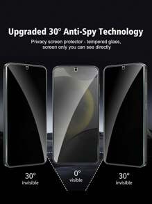 2+2 Packungen kompatibel mit Samsung Galaxy Datenschutz Bildschirmschutz mit Kamera Linsenschutz, Anti-Spion gehärtetes Glas Schutzfolie 9H Härte, kratzfest, Case-freundlich, Geschenk zum Geburtstag, Familie, Freunde Anti-Spion, Handybildschirmschutz, Handyzubehör