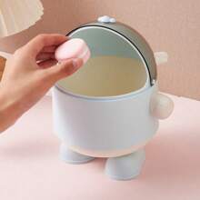 Desktop Storage Box Desktop Trash Can Desk Organizer Bin Cute Student Girls Hair Accessories Stationery Storage Kawaii Korean Storage Rack