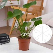 4pcs/Pack Plant Anti-Toppling Support Pole Green Plant Fixator Flower Hydroponic Folding Fixed Support