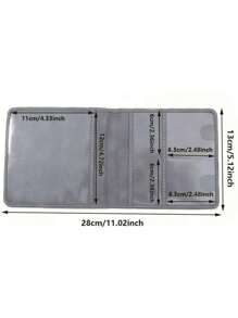 Personalized Custom Text PU Leather Vehicle Folder With Transparent Pouch - Organize Car Insurance, Registration Card And Car Documents - Ideal Gift For Men, Car Truck, Motorcycle And Trailer Owners, Bohemian Style - Multicolor - View 7