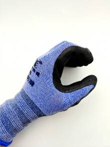 Gants de travail, résistants à l'usure, en mousse de caoutchouc, antidérapants, respirants, enduits de latex pour la construction, la protection du personnel en usine