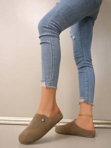 New Spring/Summer Women Fashion Slip-On Backless Sandals