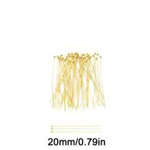 50pcs 20-50mm Stainless Steel Heads Eye Flat Head Pin Gold Silver Plated Ball Head Pins For Jewelry Findings Making Accessories - DIY Jewelry Pins - View 13