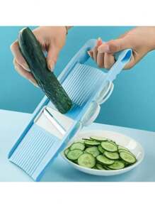 5 In1 Vegetable Fruit Slicer Multifunctional Manual Food Grater Cutter Potato Household Chopper Kitchen Veggie Dicer Gadgets - Multicolor - View 2