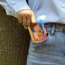 1-Pack Photocard Credit Card Holder: 36 Photos Pages, Perfect For Mini Films, Graduation, Wedding, Anniversary, Family, And Student Photos - Ideal For Winter, Christmas, Thanksgiving, And New Year Decorations - Multicolor - View 4