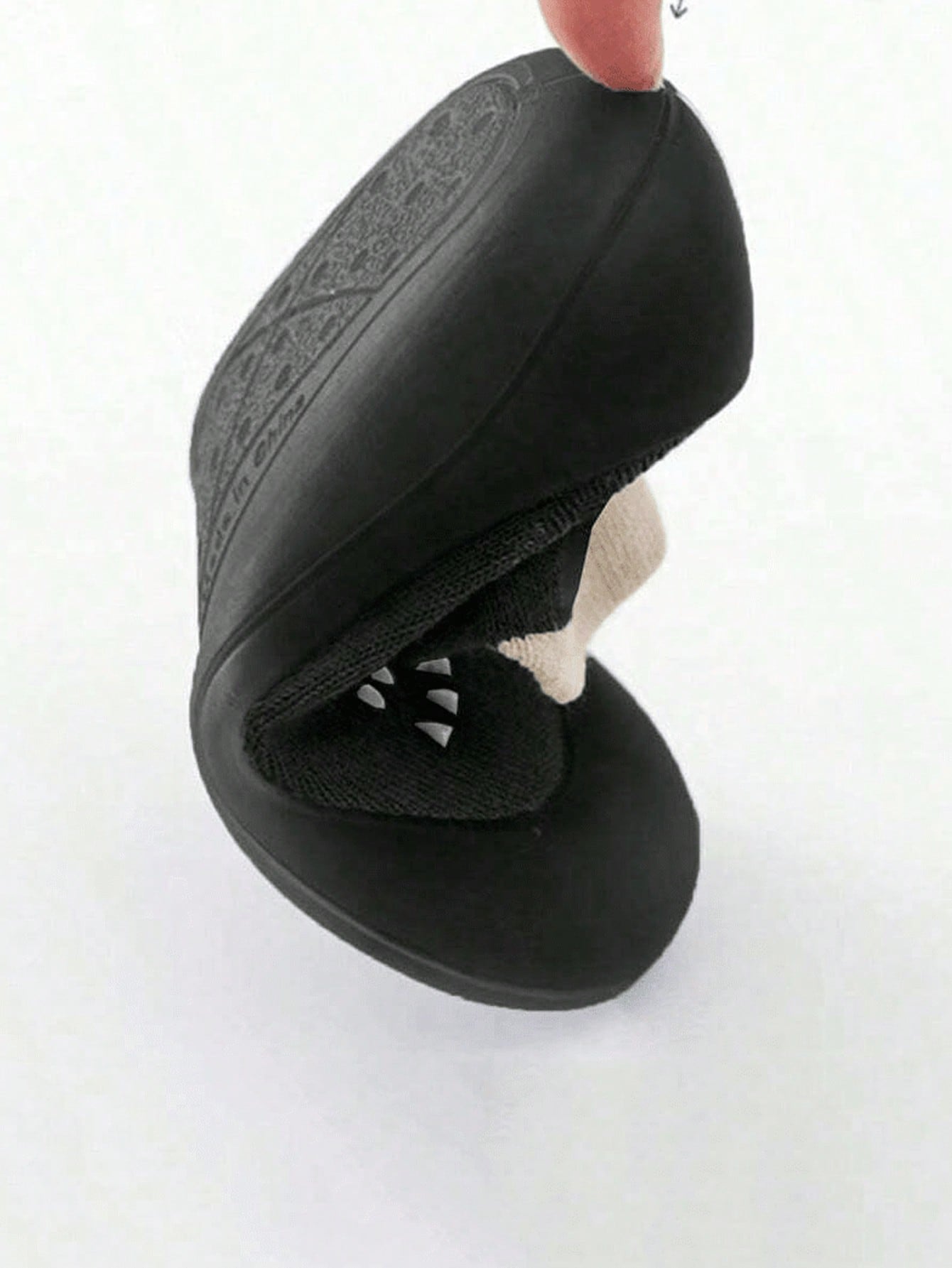 زوج واحد من جوارب الأطفال الناعمة السيليكون ذات أس...