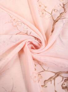 1pc Women's Retro Floral Print Lightweight Scarf, Breathable Sun Protection Headscarf, Elegant For Daily Wear