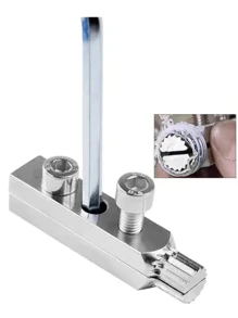 Juego de 10 piezas de herramientas extractoras para tuberías dañadas, removedoras y extractoras de tornillos dañados, herramienta multifuncional para extracción de grifos rotos, con ajuste de apertura de rosca, kit extractor fácil de usar para grifos de agua dañados