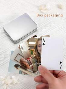 定制扑克牌婚礼宾客簿、定制扑克牌、空白卡、个性化扑克牌、婚礼宾客簿替代品、婚礼签名簿、订婚派对卡、个性化婚礼礼物、多功能、耐用、装饰性、可重复使用、精致、时尚、高品质、色彩鲜艳、现代、定制、个性化、独特、适合男士、女士、男朋友、爸爸、女朋友、妈妈、家人、朋友、茶室、家居、花园、办公室、周年纪念日、情人节、母亲节、生日、父亲节、毕业典礼、婚礼、乔迁之喜 - 撲克牌簽到 - 查看 3