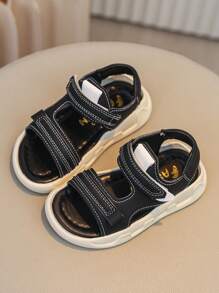 Kids Sandals New Summer Style Girls Soft Bottom Anti-Slip Lightweight Beach Shoes, Boys Comfortable Sports Sandals - Black - View 6