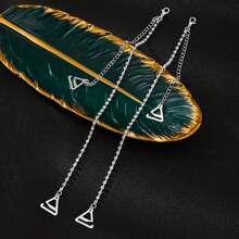 1 Pair Women's Bling Rhinestone Shoulder Strap Elegant Copper Body Chain Sexy Invisible Bra Strap For Rave - Multicolor - View 13