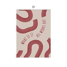 1/3PCS时尚复古墙画家居装饰画帆布油画印刷艺术画美式房间装饰美学红杯子英式舞蹈台球美学海报房间宿舍装饰可选带框 - 棕色 - 查看 15