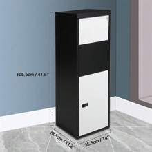 Steel Mailbox Outside With Code Lock, Anti-Theft, Weather-Resistant,Package Mailbox For Porch Ideal For Home,Curbside,Heavy-Duty,Parcel Drop Box,Wall-Mounted Home Delivery Box - 14"x11.4"x41.5" - View 2