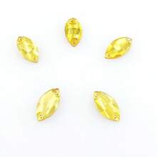 Szkło w kształcie navette, wielokolorowe, błyszczące, ręcznie robione, do szycia, kryształowe, ręcznie szyte, kryształki ozdobne, płaskie z tyłu, z otworami, klejnoty, akcesoria DIY, kamienie do przyszywania, strass do ozdabiania ubrań, sukienek, toreb, butów, broszek, kolczyków, rękodzieła