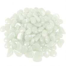 100 Pcs Glow In Dark Rocks Luminous Stone Garden Accessories Micro Landscape Fish Tank Decoration Outdoor Patio Lawn Yard Kit