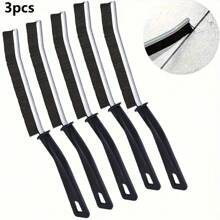 3pcs Hard Bristle Crevice Cleaning Brush, Multifunctional Gap Cleaning Tool, Bathroom Gap Brush, Grout Cleaner