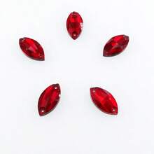 Szkło w kształcie navette, wielokolorowe, błyszczące, ręcznie robione, do szycia, kryształowe, ręcznie szyte, kryształki ozdobne, płaskie z tyłu, z otworami, klejnoty, akcesoria DIY, kamienie do przyszywania, strass do ozdabiania ubrań, sukienek, toreb, butów, broszek, kolczyków, rękodzieła