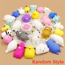 TPR软胶抗压玩具卡通动物柔软玩具儿童成人抗压球挤压派对礼物减压玩具 - 彩色 - 查看 2