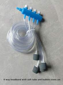 Aquarium Accessories, Airpump Splitter, Air Flow Adjustable Valve, (Splitter Head/Splitter Head + Tubing + Air Stone Set Available)