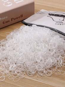 2000/1000个装 小号一次性弹力发圈，发绳配件，女士发饰，美发工具，美容配件，女士卷发发饰，秋季，旅行，美发工具，女士配件，美发用品，秋季，女士发饰，美发工具，美发用品，用品，美容配件，礼物，旅行，女士礼物，美发用品 - 彩色 - 查看 8