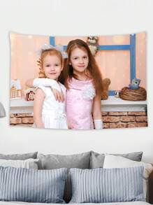 1pc Custom Flag Banner Tapestry, Personalized Flags, Garden Yard Flag, Custom Your Own Logo, Text, Or Image Banners, Wall Decoration, 4 Styles, Polyester Material, Use Without Electricity, General Fit, Fashionable, Adorable, Tidy, Colorful, Cute, Soft, Ideal Gifts For Him, Ideal Gifts For Her, Mom, Friends, Son, Daughter, Home, School, Office, Tea Room, For Anniversaries, For Birthdays, For Children's Day, For Housewarming, For Weddings