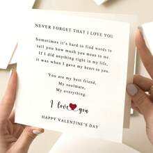 Love Poem Birthday Card, Sentimental Birthday Card, Words Of Love Card Including Envelope - Multicolor - View 6