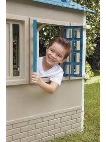 Little Tikes Cape Cottage Pretend Playhouse With Working Door, Toddlers Ages 2+, Blue - Beige - View 4