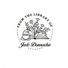 1 Stück personalisierter Initialen Buchprägerstempel, personalisierter Bibliotheksstempel, Scrapbooking Prägegerät, personalisierter Umschlagprägerstempel, Handprägegerät, Initialen Prägerstempel, Datumsprägerstempel, Hochzeits-Prägungsstempel, Papier-Prägungsstempel, für Geschäft/Arbeit/Büro modern, vintage, Cartoon, Kawaii, personalisiert, Mitarbeiter, Kunden, Studenten, für Geschäft/Arbeit/Schulanfang, für Universität, saisonale Auswahl, Büro & individualisierte Stempel