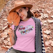 Women's 1-Piece Vinyl-Adhesive T-Shirt I Love Being A Teacher | Teacher's Day | Teachers | Slim-Fitting Garment Made Of Thin 100% Cotton Fabric